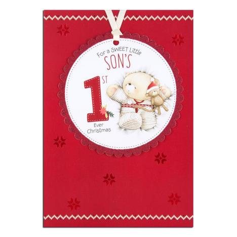 Sons 1st Christmas Forever Friends Christmas Card